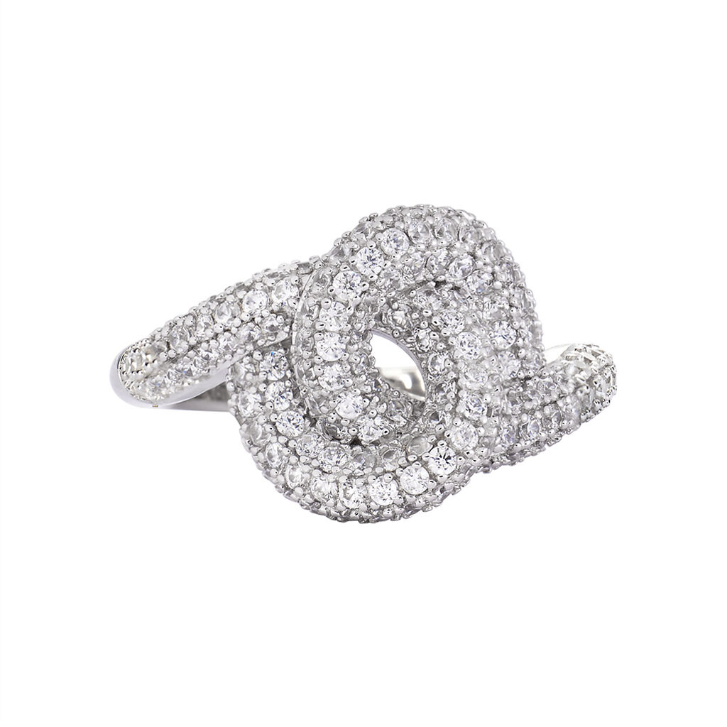 Anello Fascia Silver Shine Argento Rodiato Cubic Zirconia - Anelli con Pietre Donna | Stroili