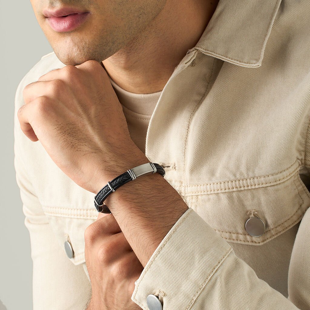 Bracciale Man Code Acciaio - Bracciali Uomo | Stroili