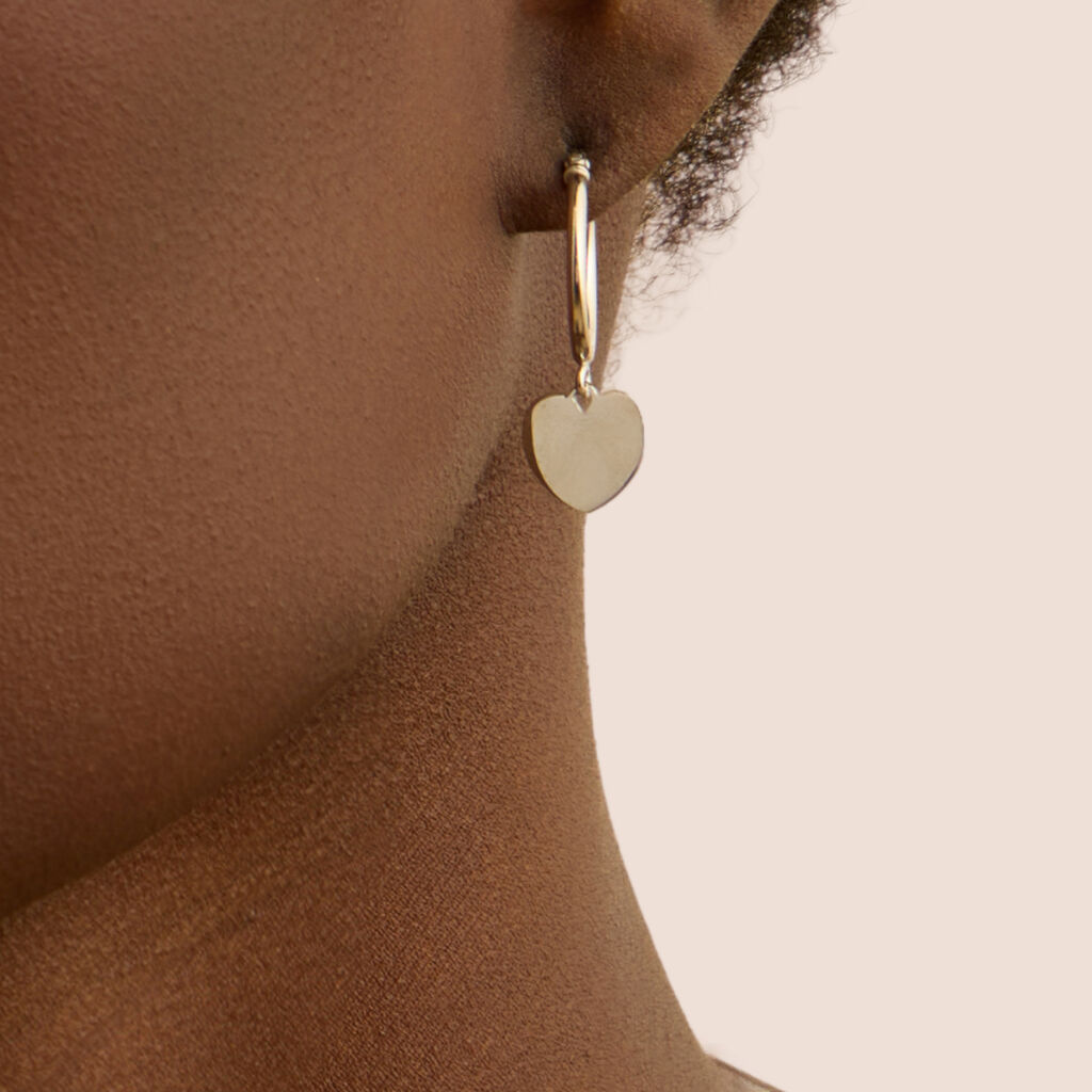 Orecchini A Cerchio Silver Collection Argento Rodiato