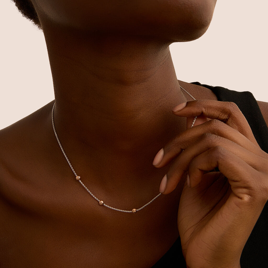 Collana Isabelle Oro Bicolore