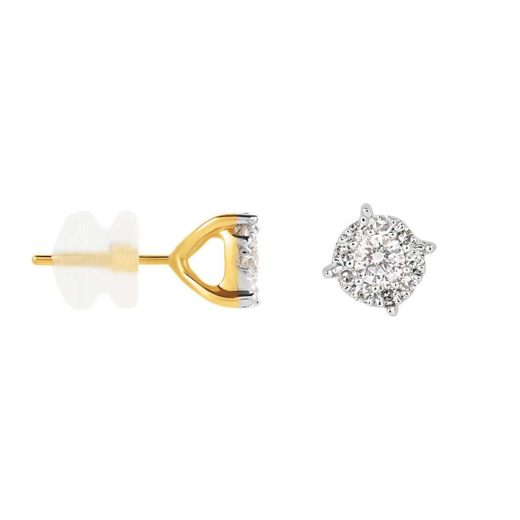 Orecchini Lobo Mon Petit Oro Giallo Diamante - Orecchini a Lobo Bambino | Stroili
