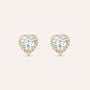 Orecchini Lobo Punto Luce Claire Oro Giallo Cubic Zirconia