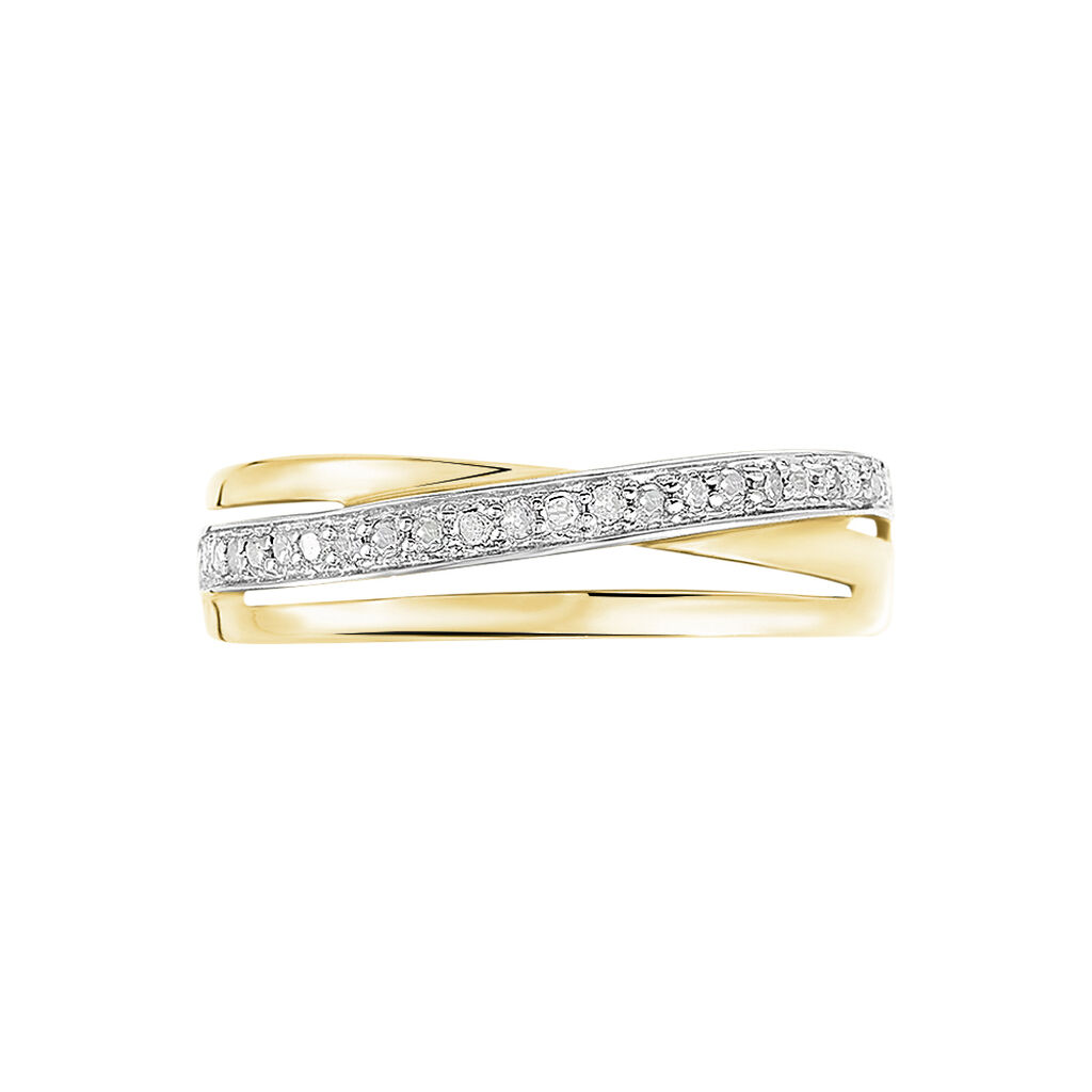 Anello Fascia Sophia Oro Giallo Diamante - Anelli con Pietre Donna | Stroili
