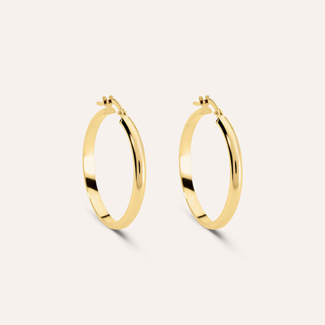 Orecchini A Cerchio Toujours Oro Giallo - Orecchini a Cerchio Donna | Stroili
