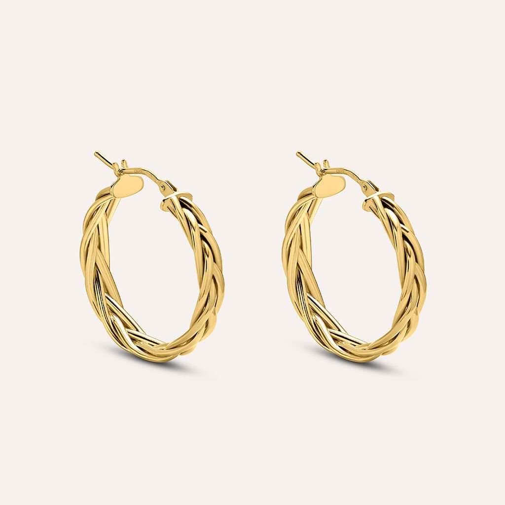 Orecchini A Cerchio Isabelle Oro Giallo