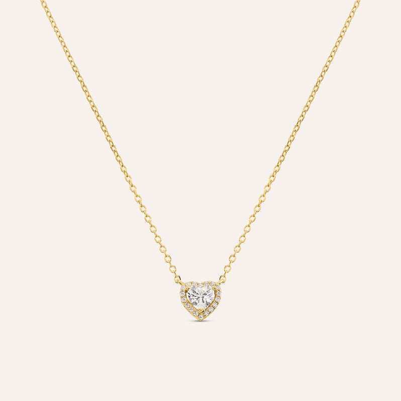 Collana Silver Glow Argento Dorato Cubic Zirconia - Collane Donna | Stroili