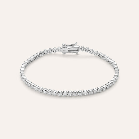 Bracciale Tennis Silver Elegance Argento Rodiato Cubic Zirconia - Bracciali Tennis Donna | Stroili