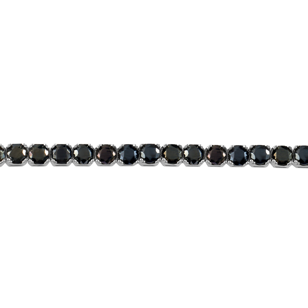 Bracciale Tennis L'homme Or Oro Bianco Spinello - Bracciali Tennis Uomo | Stroili
