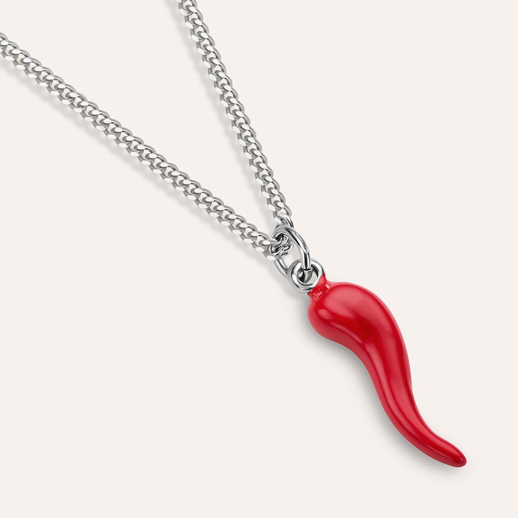 Pendente Love Beats Argento Rodiato