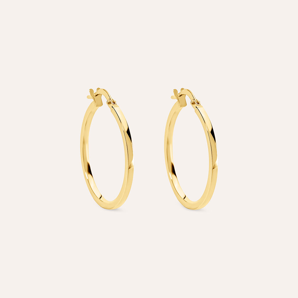 Orecchini A Cerchio Toujours Oro Giallo