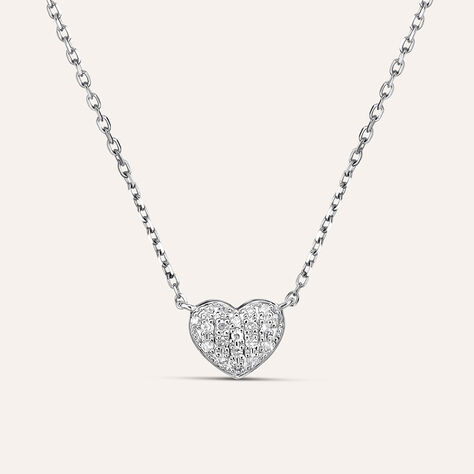 Collana Sophia Oro Bianco Diamante - Collane Donna | Stroili