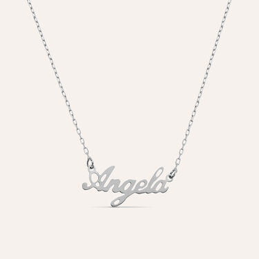 Collana Angela Gold Names Oro Bianco