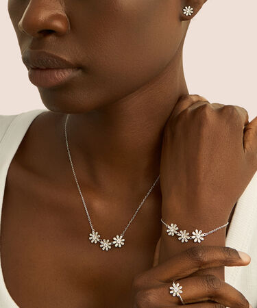 Orecchini Lobo Silver Moments Argento Rodiato Cubic Zirconia