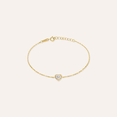 Bracciale Silver Glow Argento Dorato Cubic Zirconia