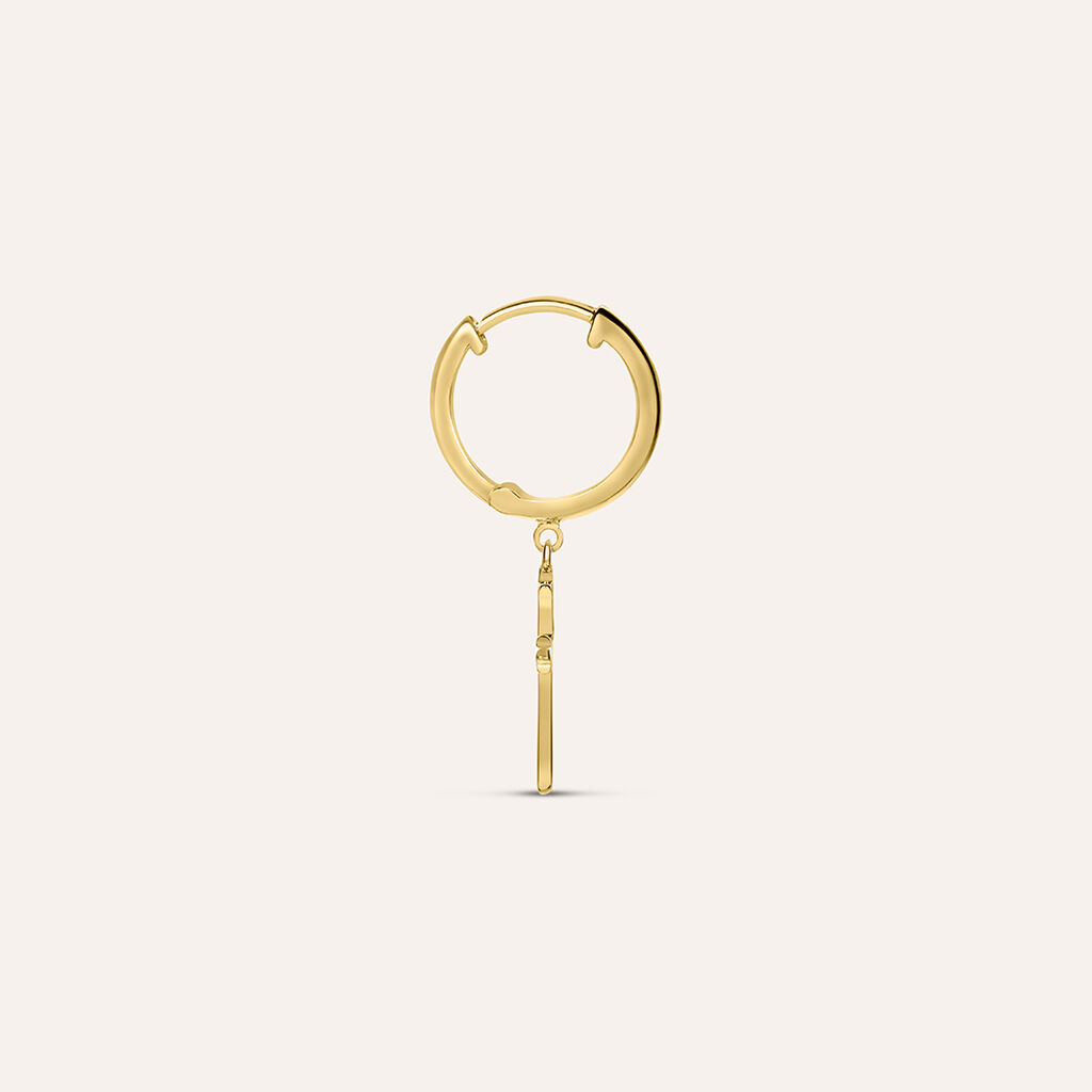 Orecchini A Cerchio L'homme Or Oro Giallo - Mono Orecchino Uomo | Stroili