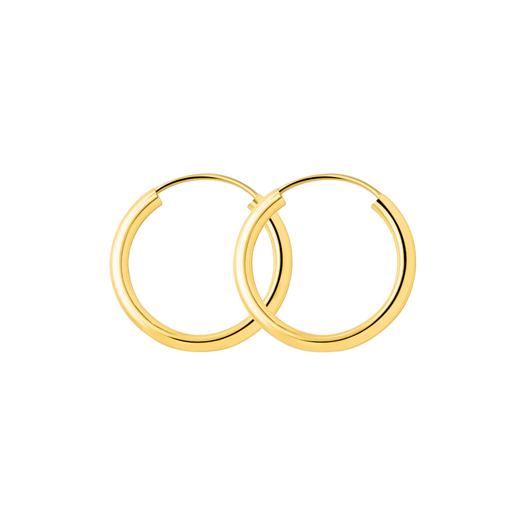 Orecchini A Cerchio Toujours Oro Giallo - Orecchini a Cerchio Donna | Stroili