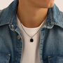 Collana Man Code Acciaio Onice