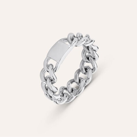 Anello Fascia Lady Code Acciaio - Anelli Moderni Donna | Stroili