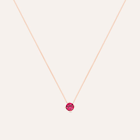Collana Punto Luce Silver Rainbow Argento Rosa Cubic Zirconia - Collane Punto Luce Donna | Stroili