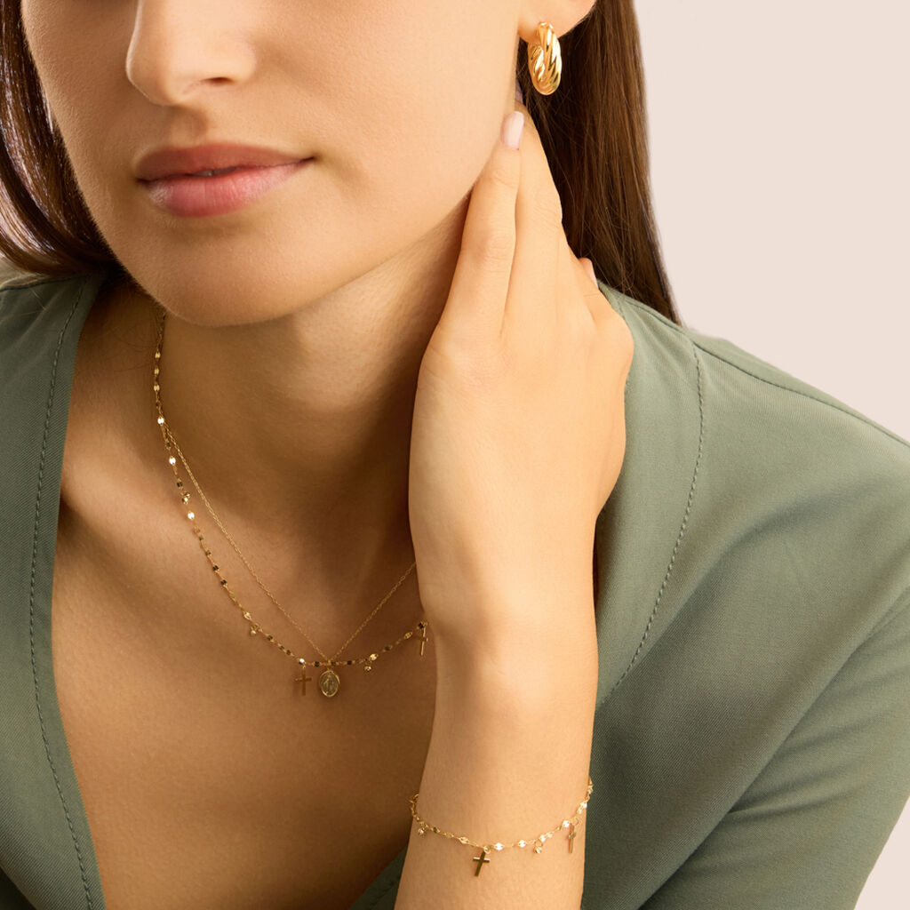 Orecchini A Cerchio Isabelle Oro Giallo