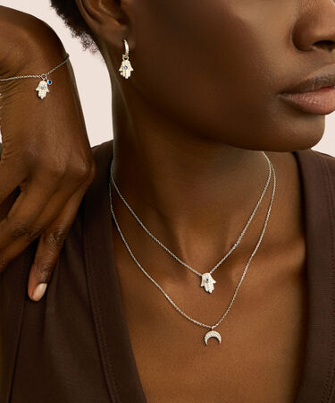 Collana Silver Moments Argento Rodiato Cubic Zirconia