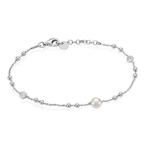 Bracciale Silver Pearls Argento Rodiato Perla sintentica - Bracciali Donna | Stroili