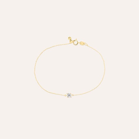 Bracciale Punto Luce Claire Oro Giallo Cubic Zirconia - Bracciali Amicizia Donna | Stroili