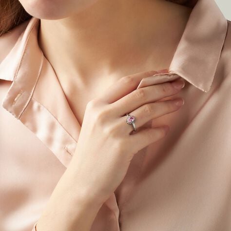 Anello Solitario Kate Lady Chic Acciaio Cristallo - Anelli con Pietre Donna | Stroili