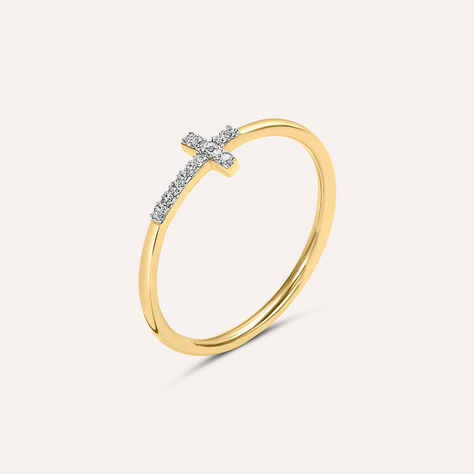 Anello Fantasia Claire Oro Giallo Cubic Zirconia - Anelli con Pietre Donna | Stroili