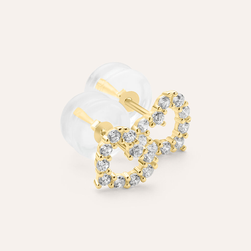Orecchini Lobo Bon Ton Oro Giallo Cubic Zirconia - Orecchini a Lobo Donna | Stroili