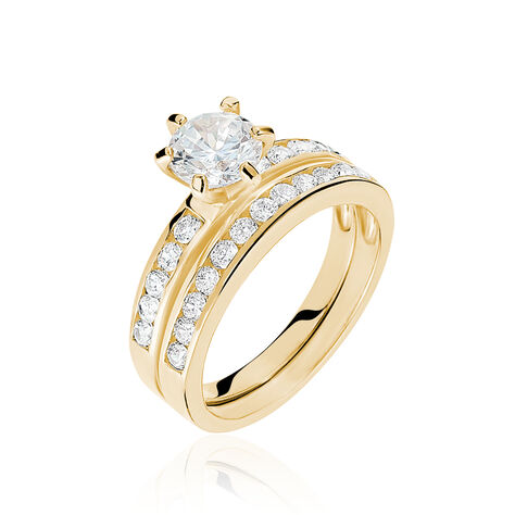 Anello Golden Dream Placcato Oro Giallo Cubic Zirconia - Anelli con Pietre Donna | Stroili