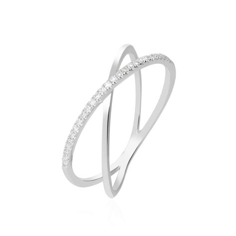 Anello in oro bianco con diamanti 0.081 ct - Anelli Donna | Stroili