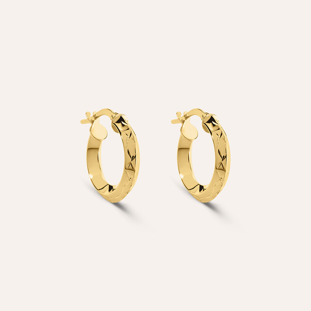 Orecchini A Cerchio Toujours Oro Giallo - Orecchini a Cerchio Donna | Stroili
