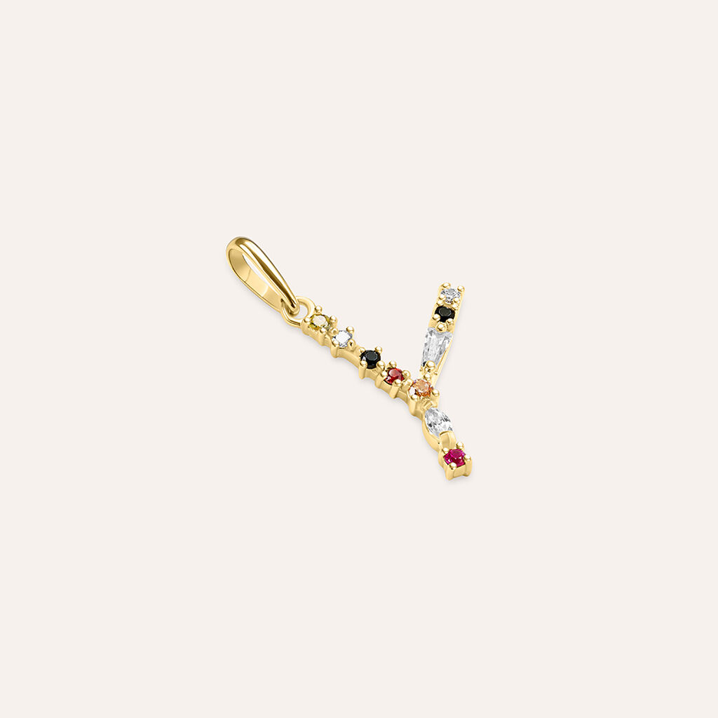 Pendente Claire Oro Giallo Cubic Zirconia