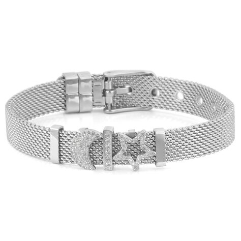Bracciale Catena Aura Acciaio Cristallo - Bracciali Donna | Stroili