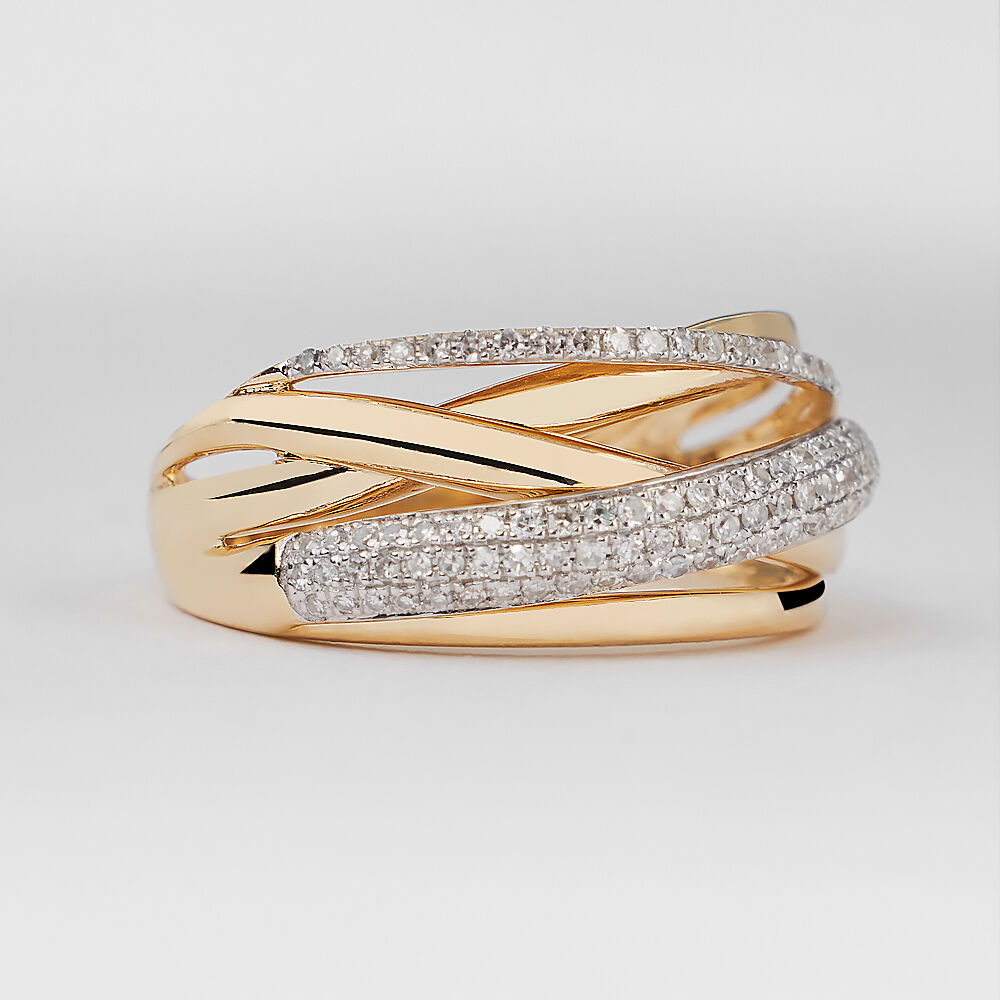 Anello Fascia Sophia Oro Giallo Diamante 1416455 Stroili