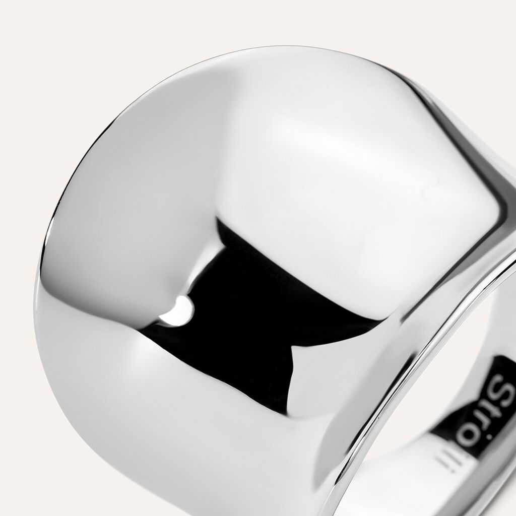 Anello Fascia Moonlight Acciaio
