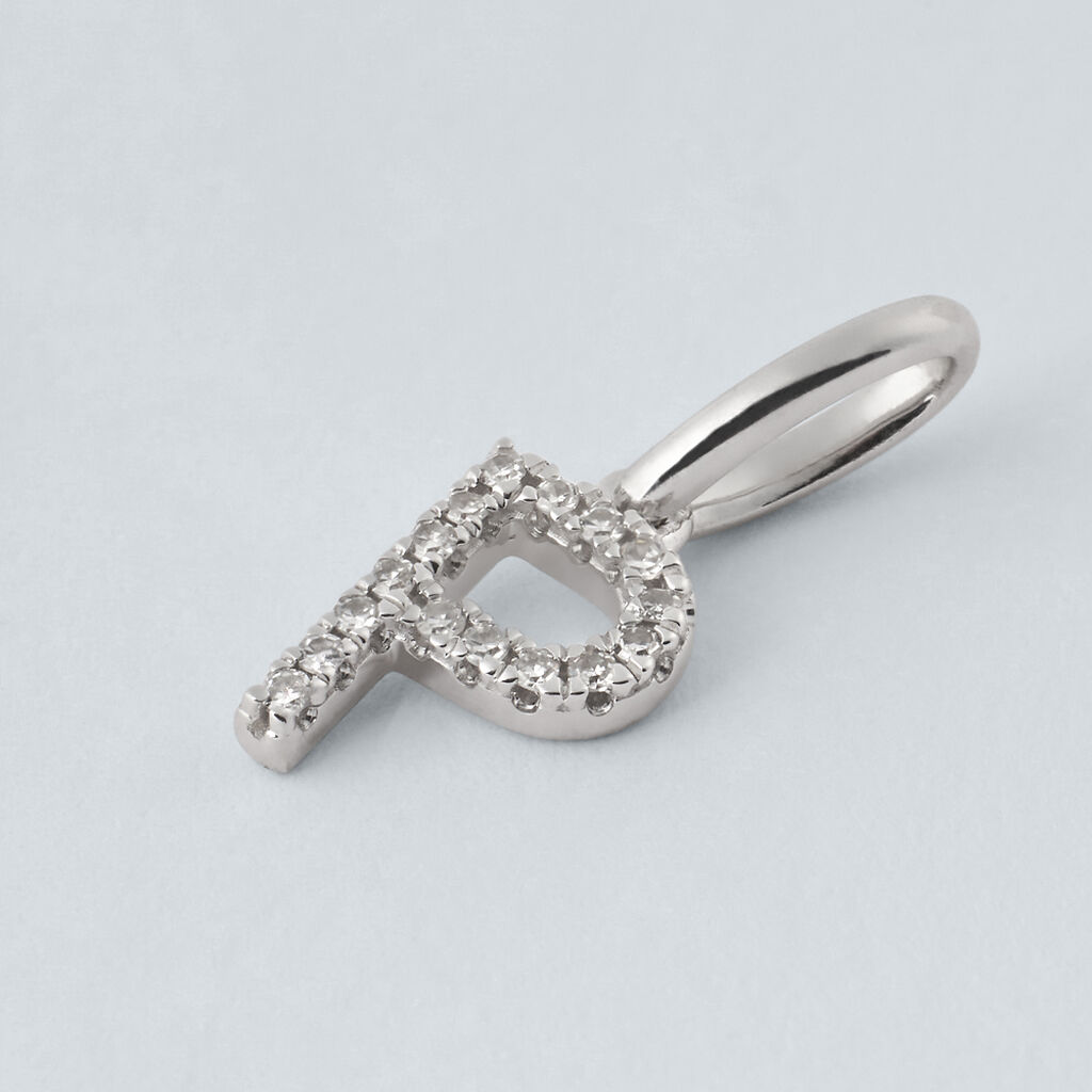 Pendente Sophia Oro Bianco Diamante - Ciondoli Donna | Stroili