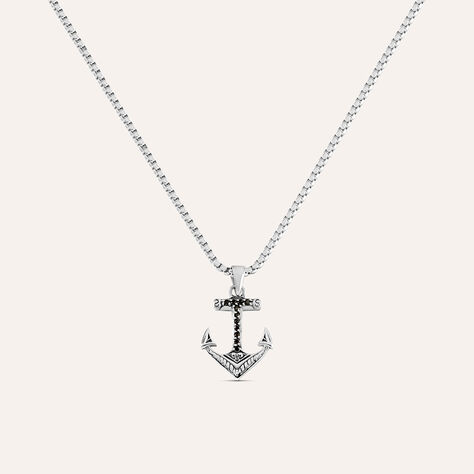 Collana Man Code Acciaio Cubic Zirconia - Collane Uomo | Stroili