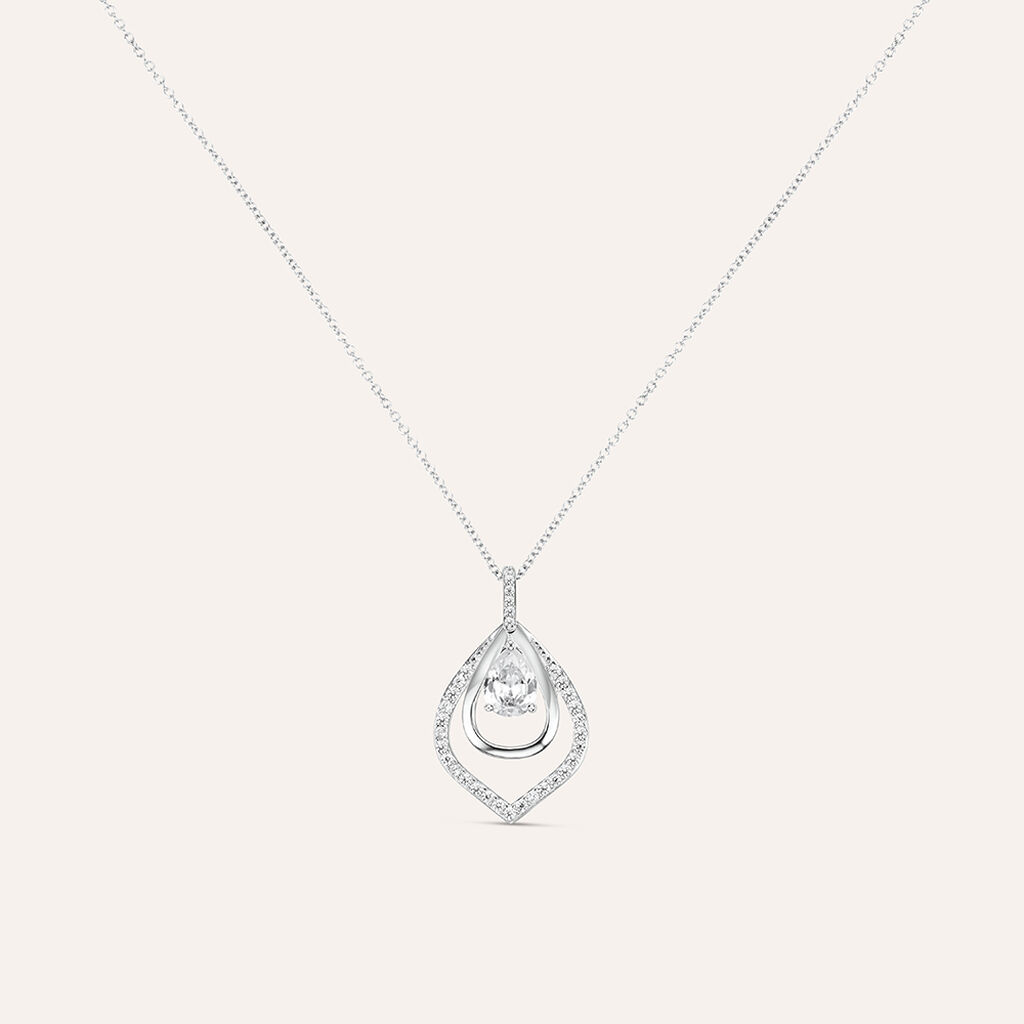 Collana Silver Elegance Argento Rodiato Cubic Zirconia - Collane Donna | Stroili