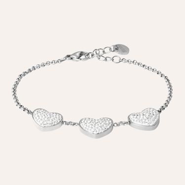 Bracciale Aura Acciaio Cristallo