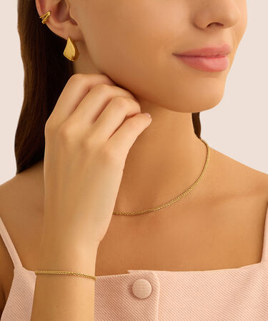 Ear Cuff Radiance Acciaio Dorato