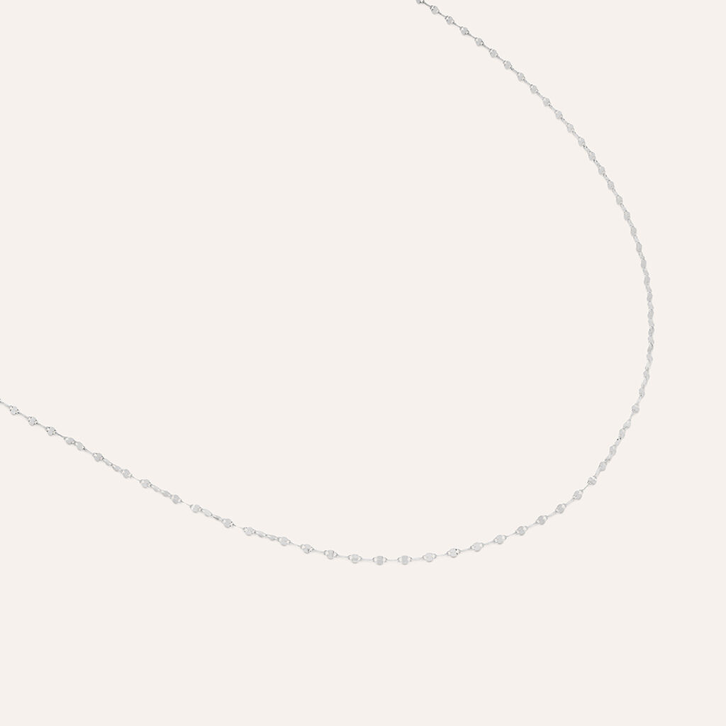 Catenina Po&egrave;me Oro Bianco