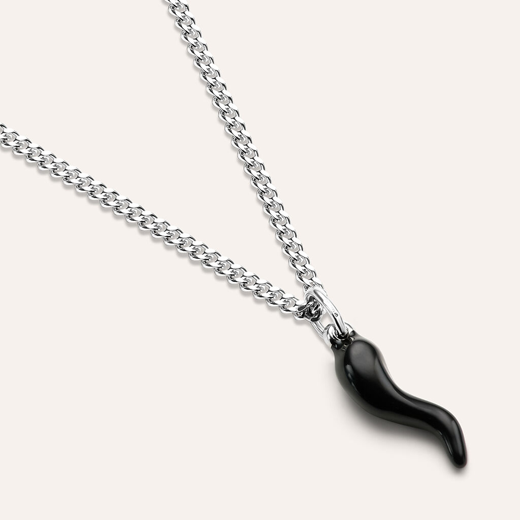 Pendente Love Beats Argento Rodiato