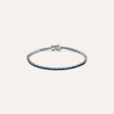 Bracciale Tennis Silver Rainbow Argento Rodiato Cubic Zirconia - Bracciali Tennis Donna | Stroili