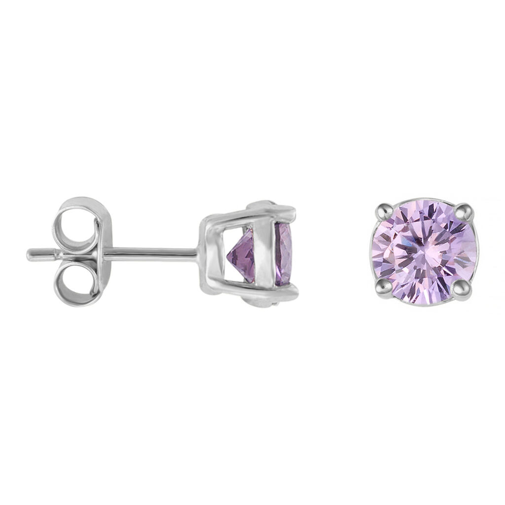 Orecchini Lobo Punto Luce Silver Rainbow Argento Rodiato Cubic Zirconia - Orecchini a Lobo Donna | Stroili