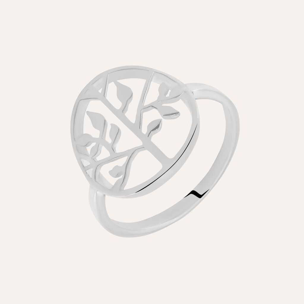 Anello Silver Collection Argento Rodiato