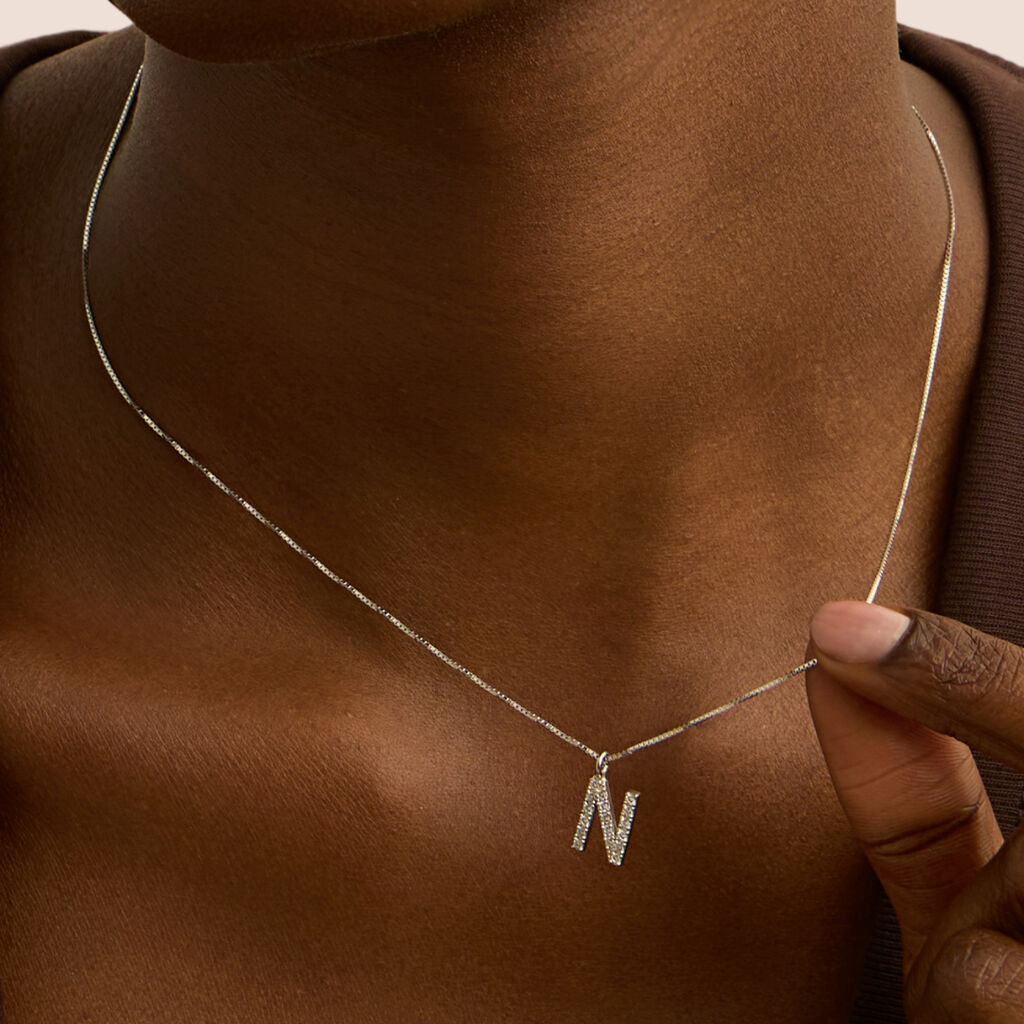 Collana Silver Moments Argento Rodiato Cubic Zirconia