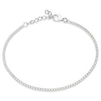 Bracciale Tennis Silver Elegance Argento Rodiato Cubic Zirconia
