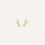 Orecchini Lobo Bon Ton Oro Giallo Cubic Zirconia